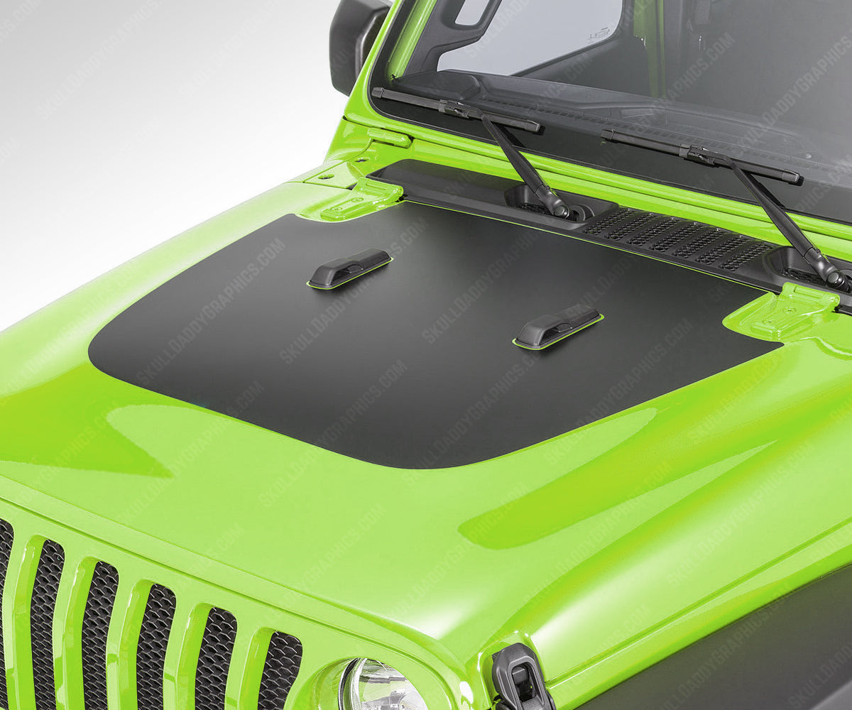 Sport / Sahara Hood Decal - Solid Matte Black