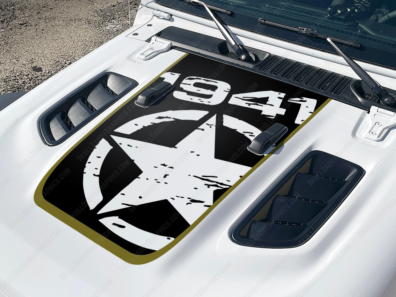 Rubi Hood Decal - 1941 Distressed Star