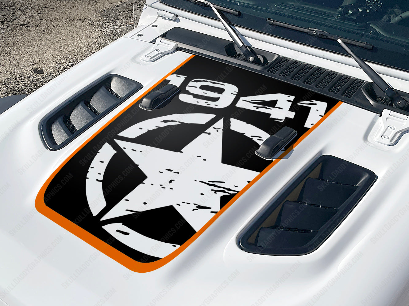 Rubi Hood Decal - 1941 Distressed Star
