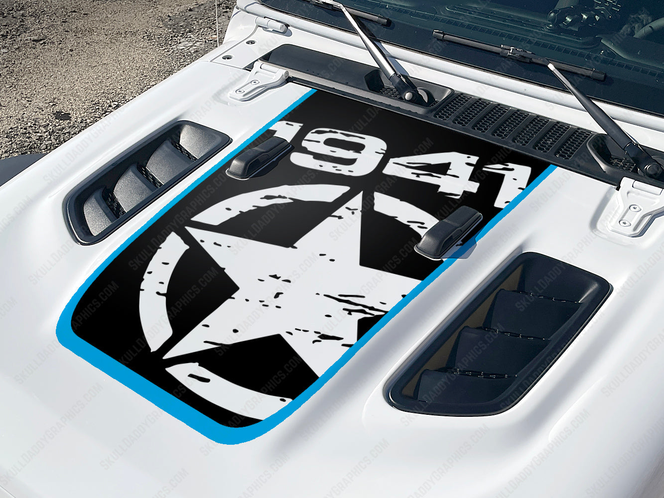 Rubi Hood Decal - 1941 Distressed Star