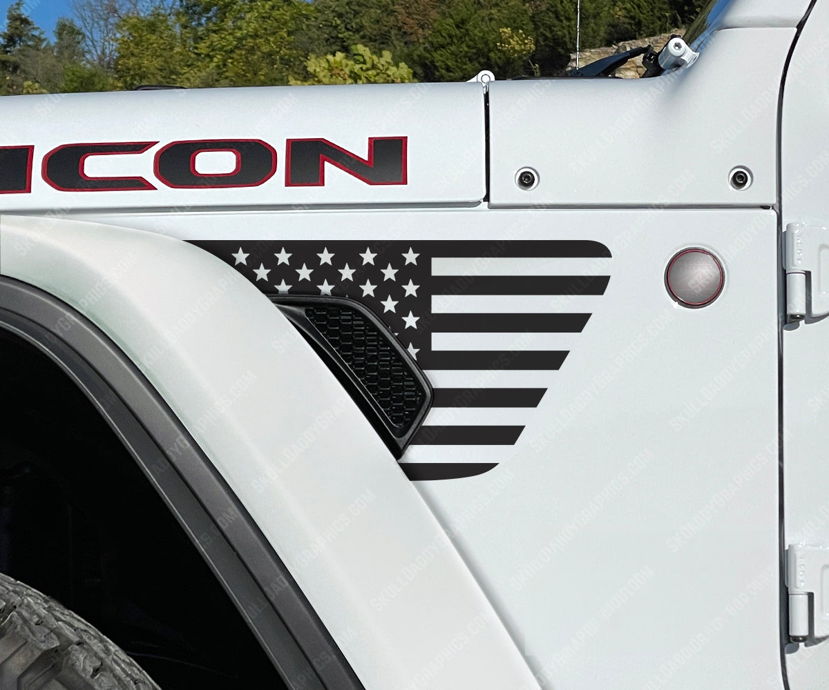 Fender Vent Decal - Standard Flags