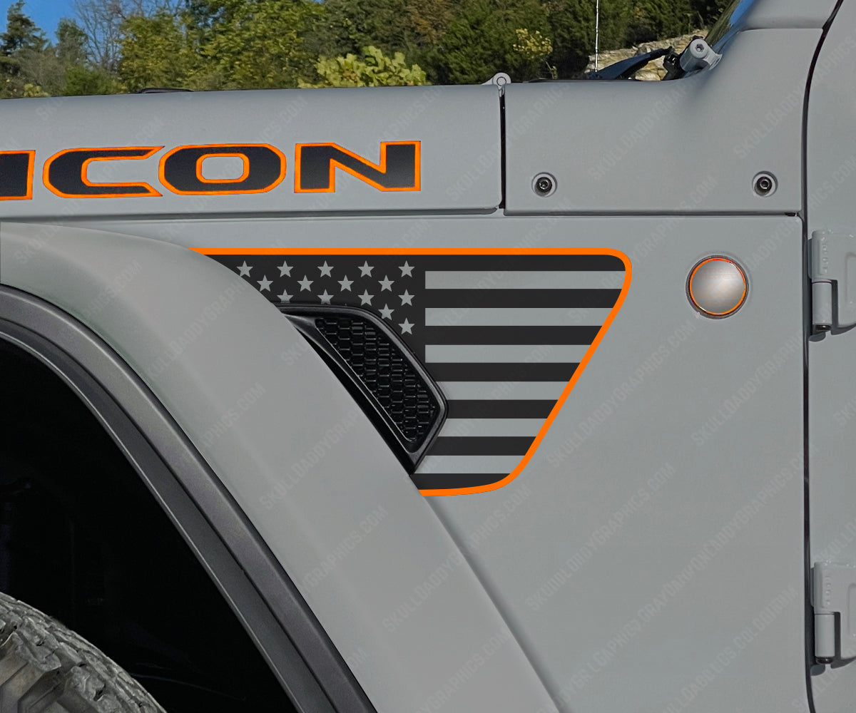 Fender Vent Decal - Standard Flags