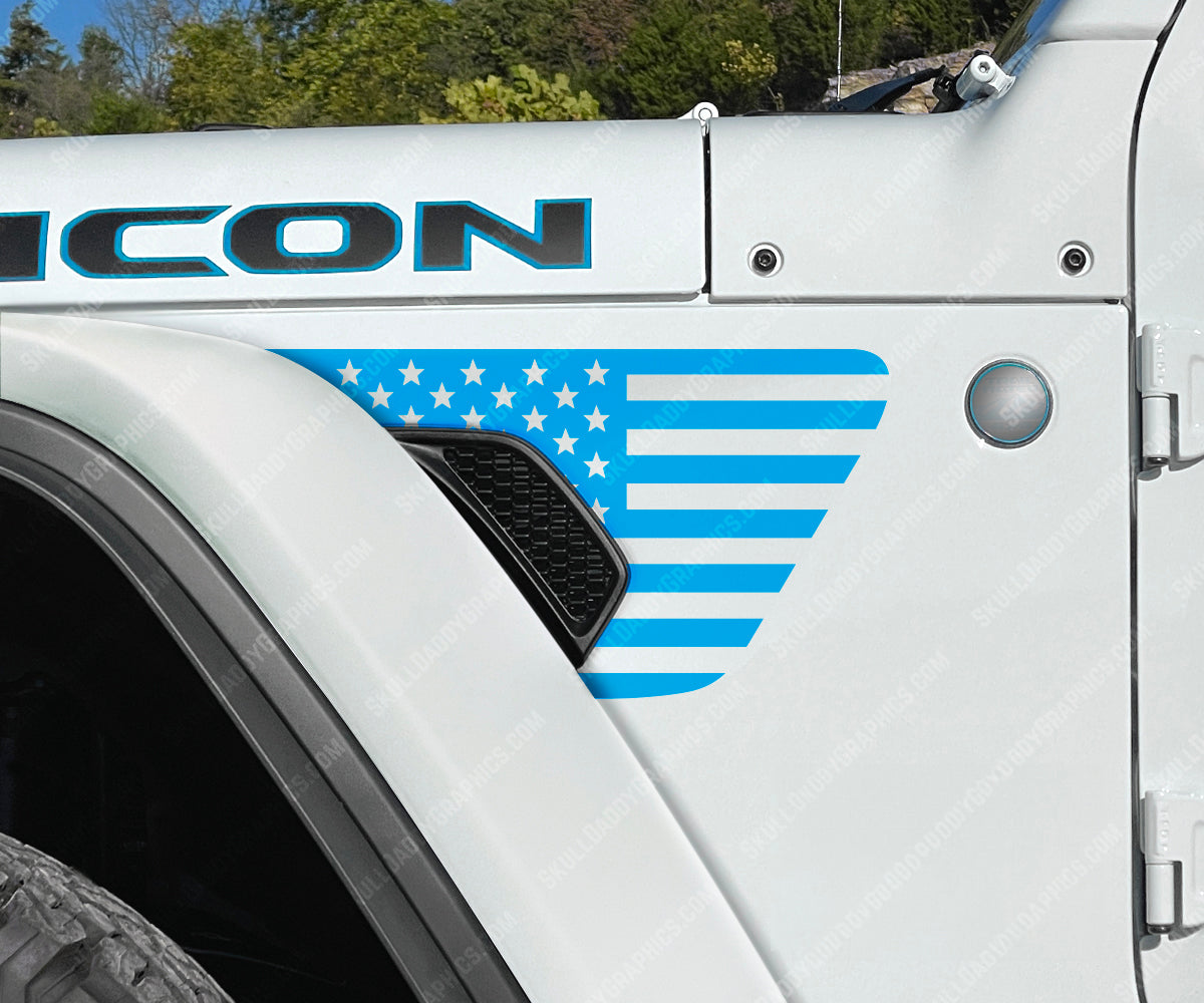 Fender Vent Decal - Standard Flags