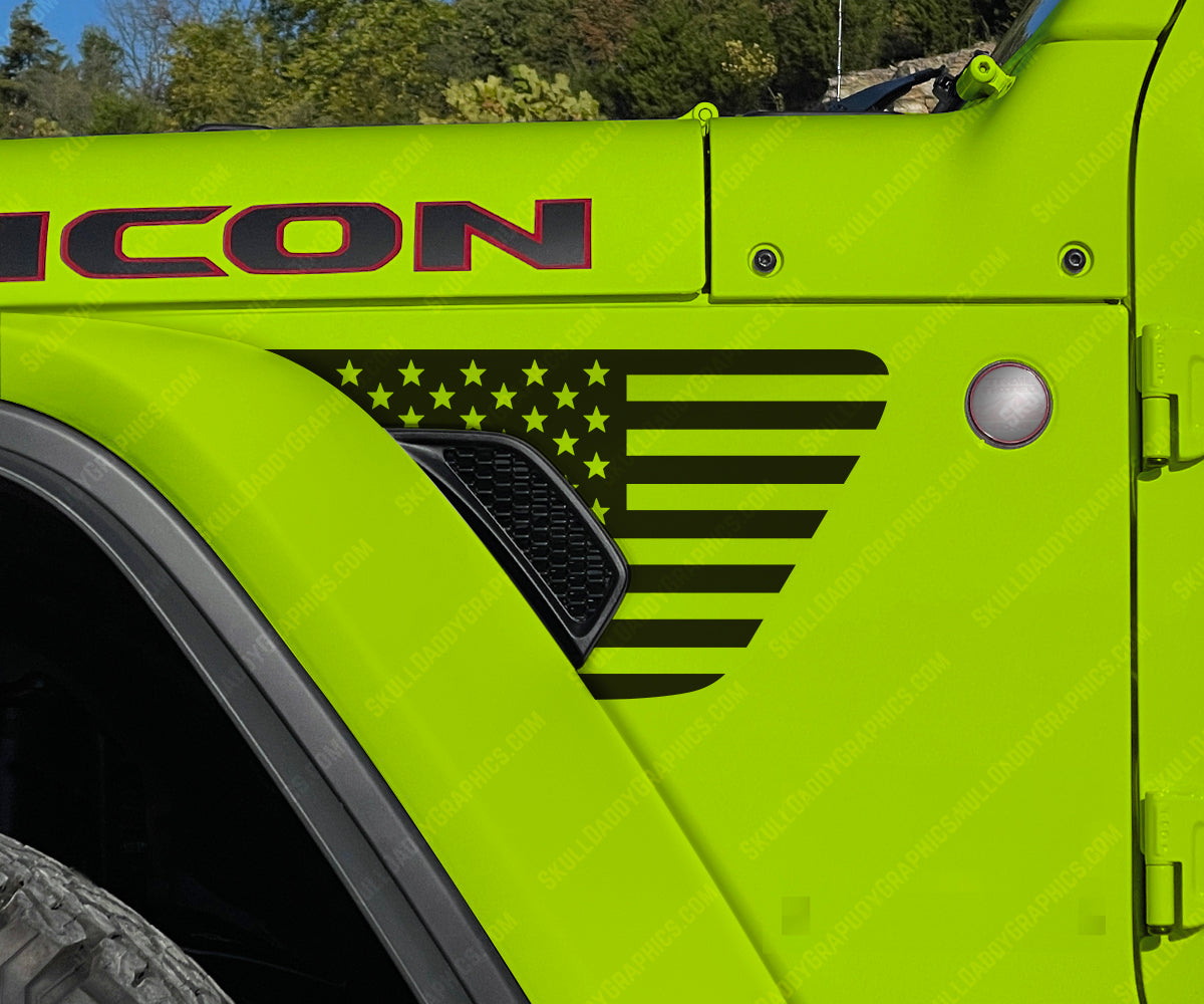 Fender Vent Decal - Standard Flags