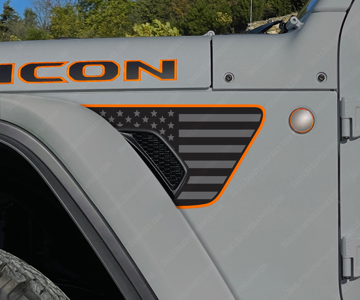Fender Vent Decal - Standard Flags