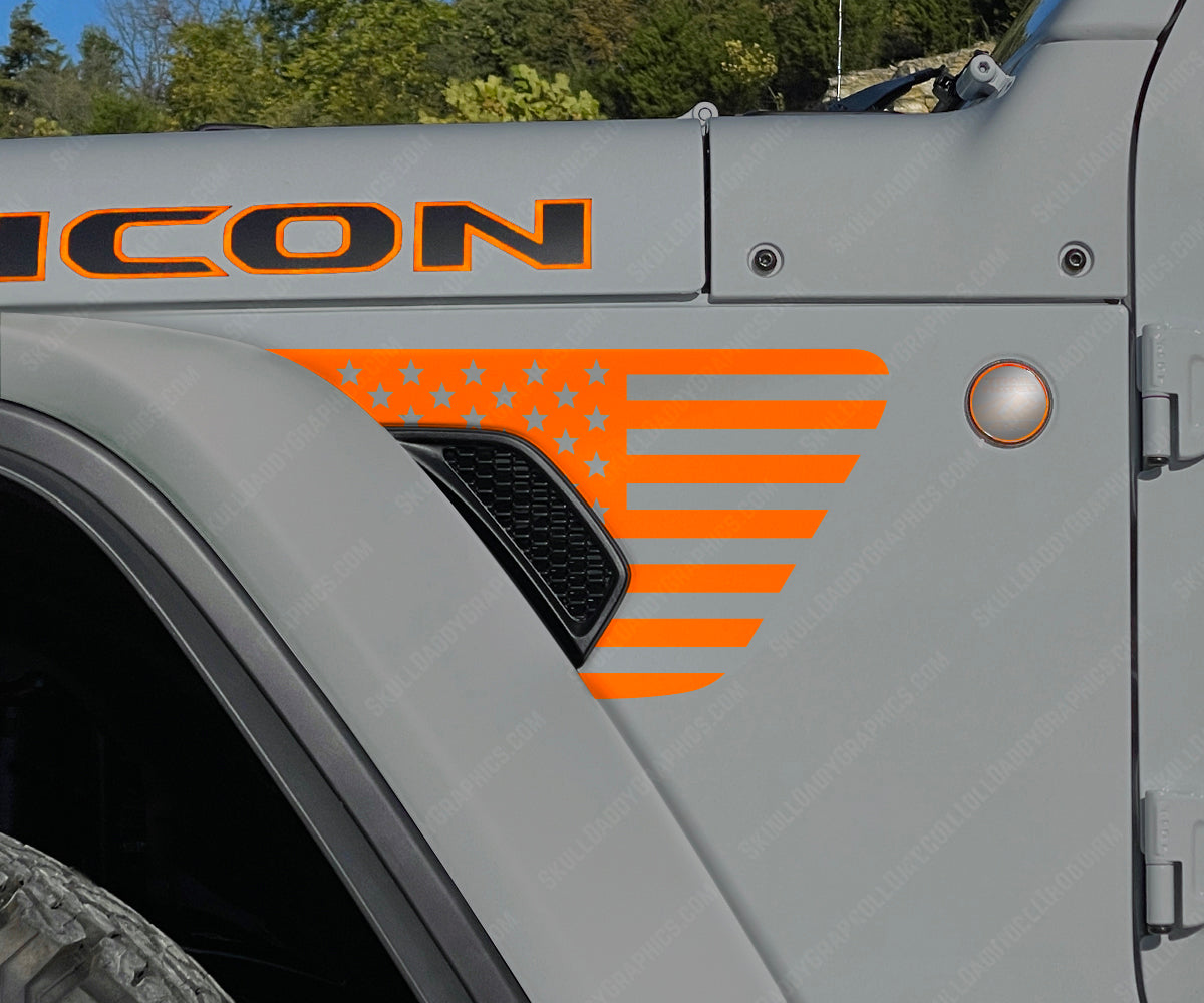 Fender Vent Decals - Standard Flags