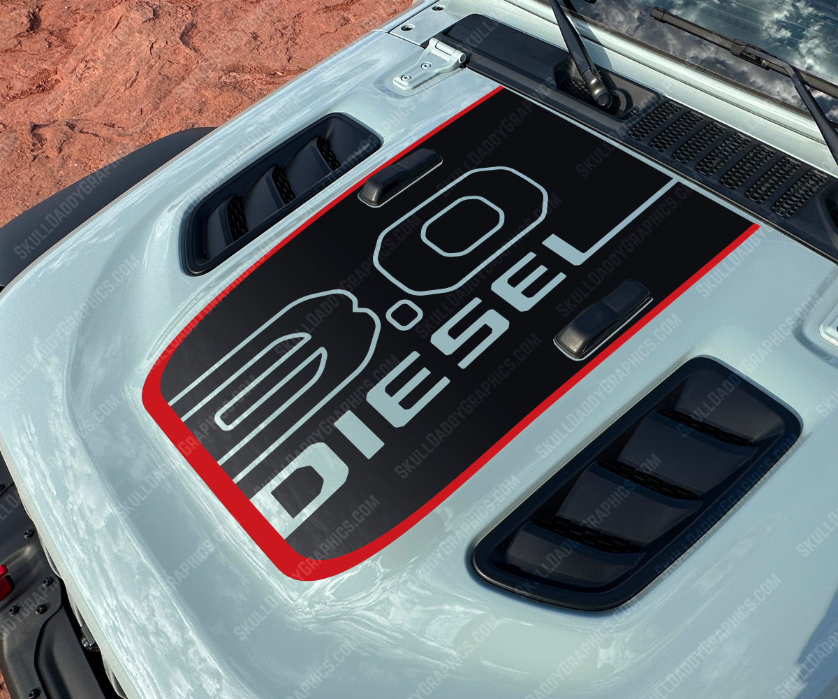 Rubi Hood Decal - 3.0 Diesel