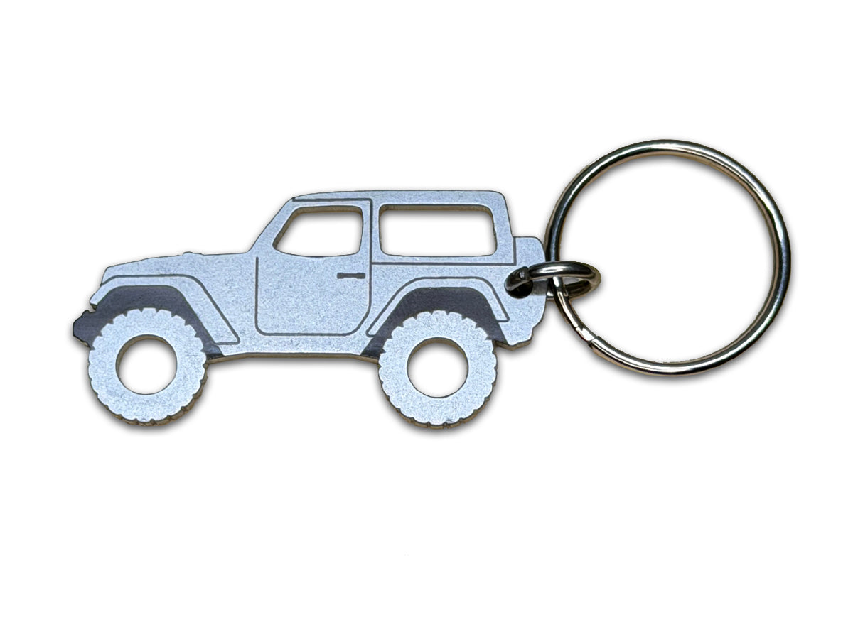 Keychain to fit Jeep Wrangler JL 2 door 2018-2026