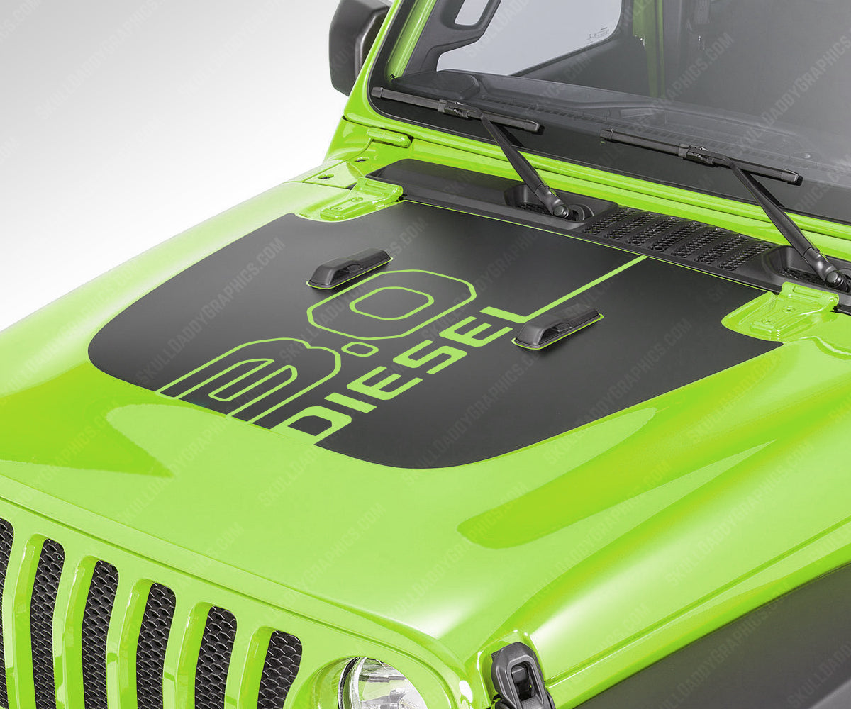 Sport / Sahara Hood Decal - 3.0 Diesel