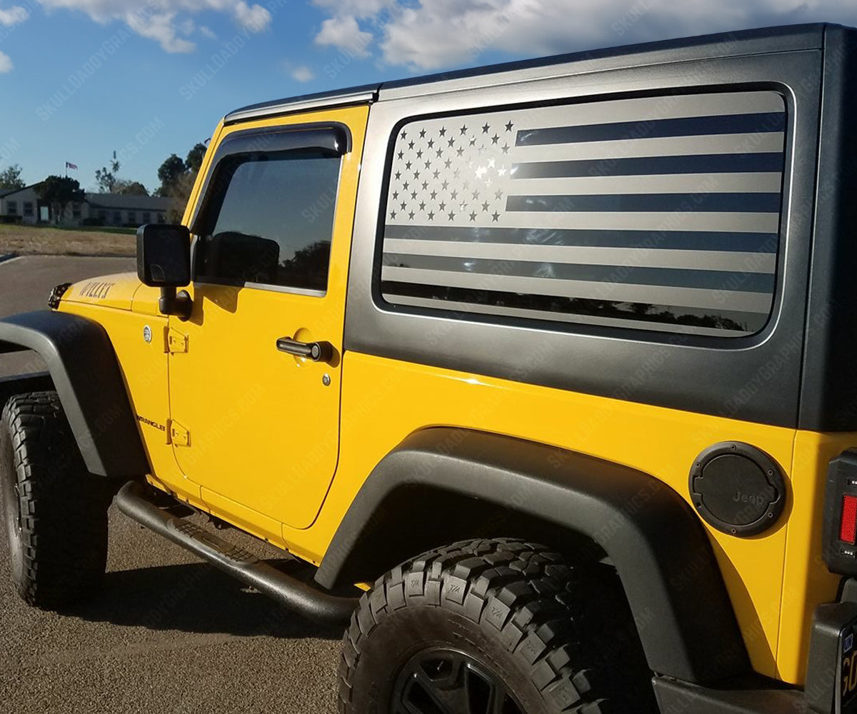 JK Hardtop Window Standard Flags