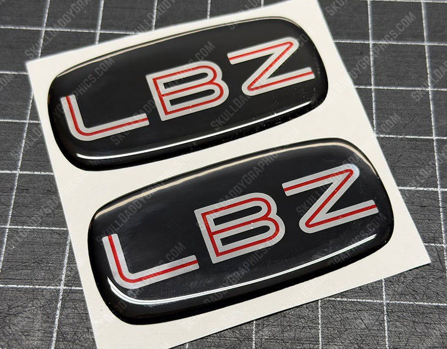 LBZ Domed Badge Decals