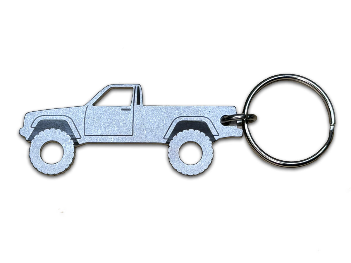 Stainless Steel Keychain to fit Jeep Comanche MJ 1986-1992